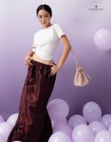 Chân váy Lily Saree đỏ