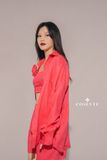 Áo ống chạy thun chỉ đỏ