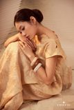 Đầm Silkroad Plumeria Nâu