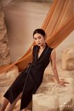 Đầm CWS Chiles Midnightblue-WL