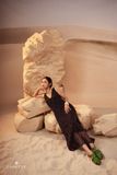 Đầm Silkroad Sandveil Midnightblue