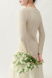 Chân váy Nina Bushes Creamwhite