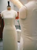 Đầm dài sát nách xám nhạt