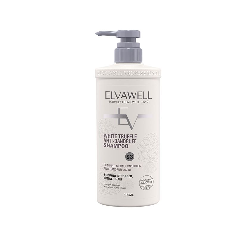 Dầu gội giảm gàu siêu suôn mượt Elvawell 500ml