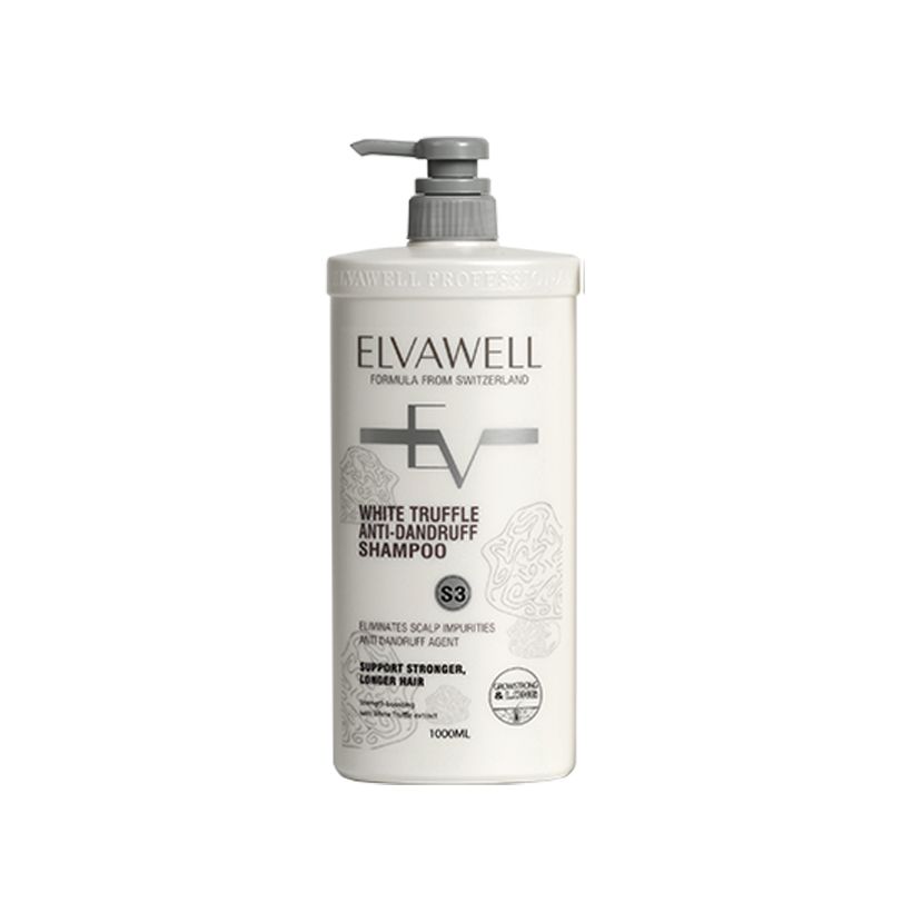 Dầu gội giảm gàu siêu suôn mượt Elvawell 1000ml