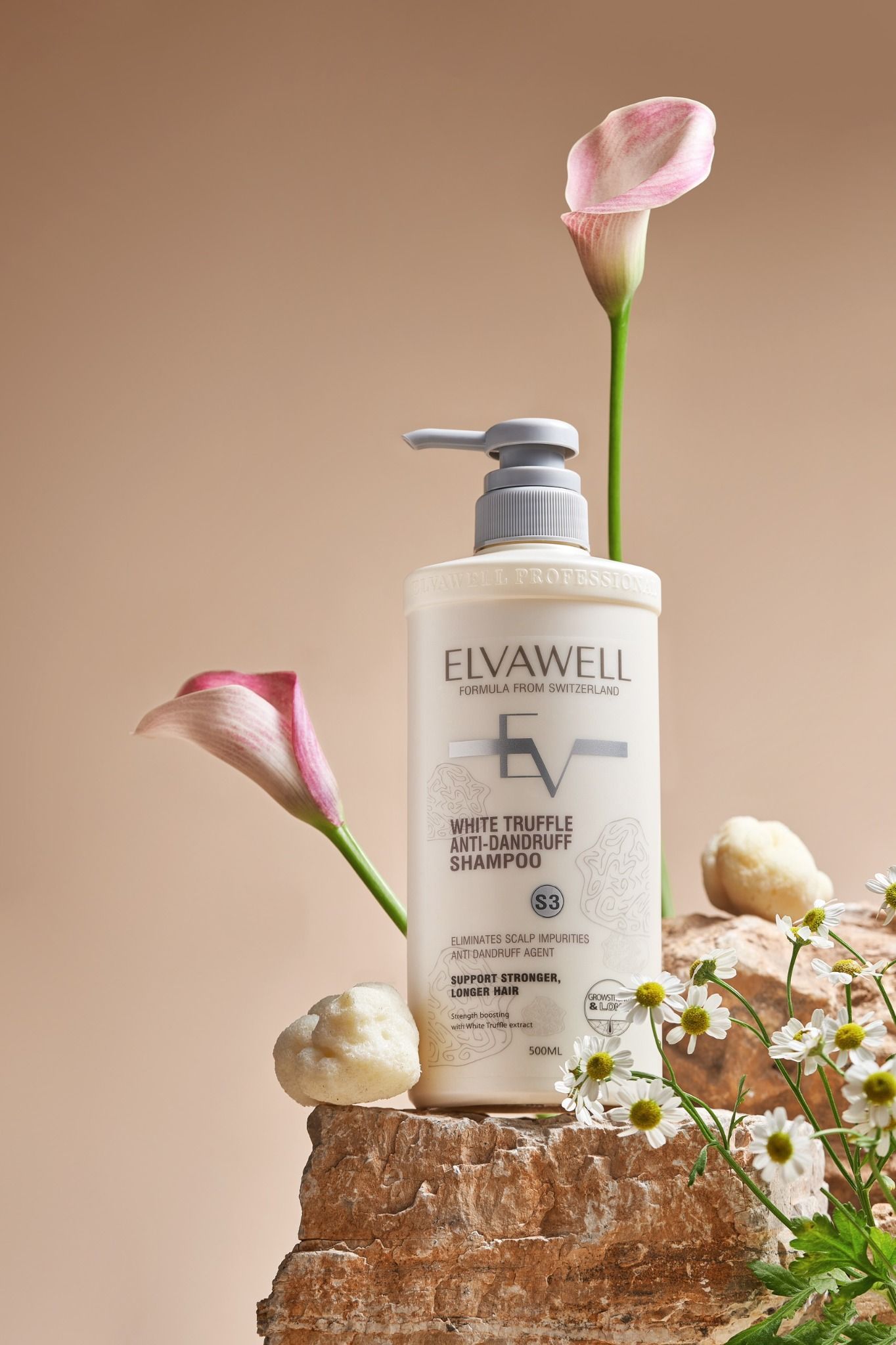 (1000ml) Cặp dầu gội giảm gàu siêu suôn mượt Elvawell