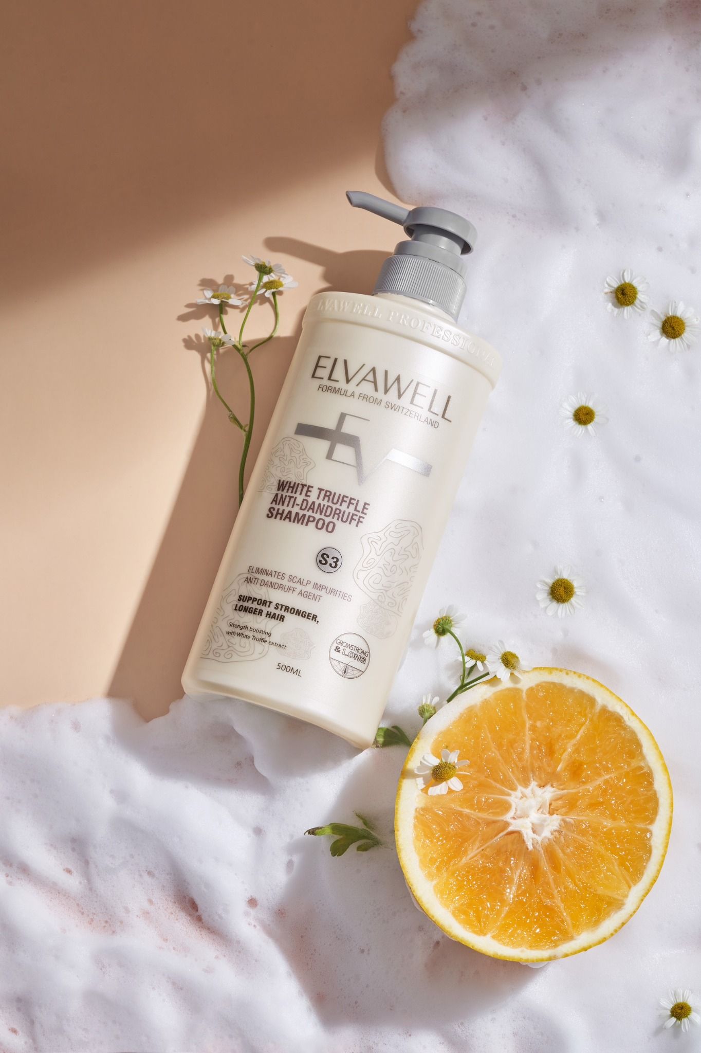 (1000ml) Cặp dầu gội giảm gàu siêu suôn mượt Elvawell
