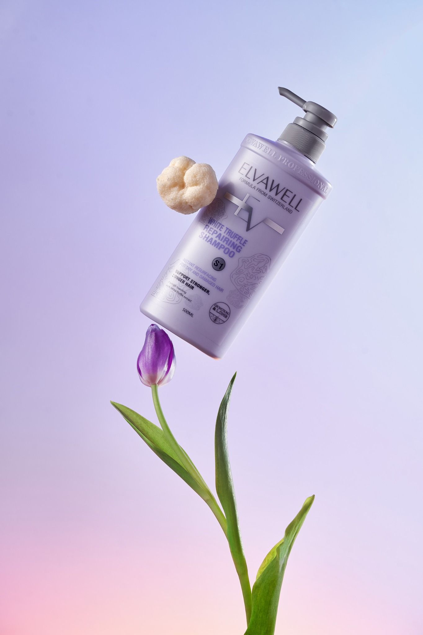 (1000ml) Cặp dầu gội phục hồi hư tổn siêu suôn mượt Elvawell