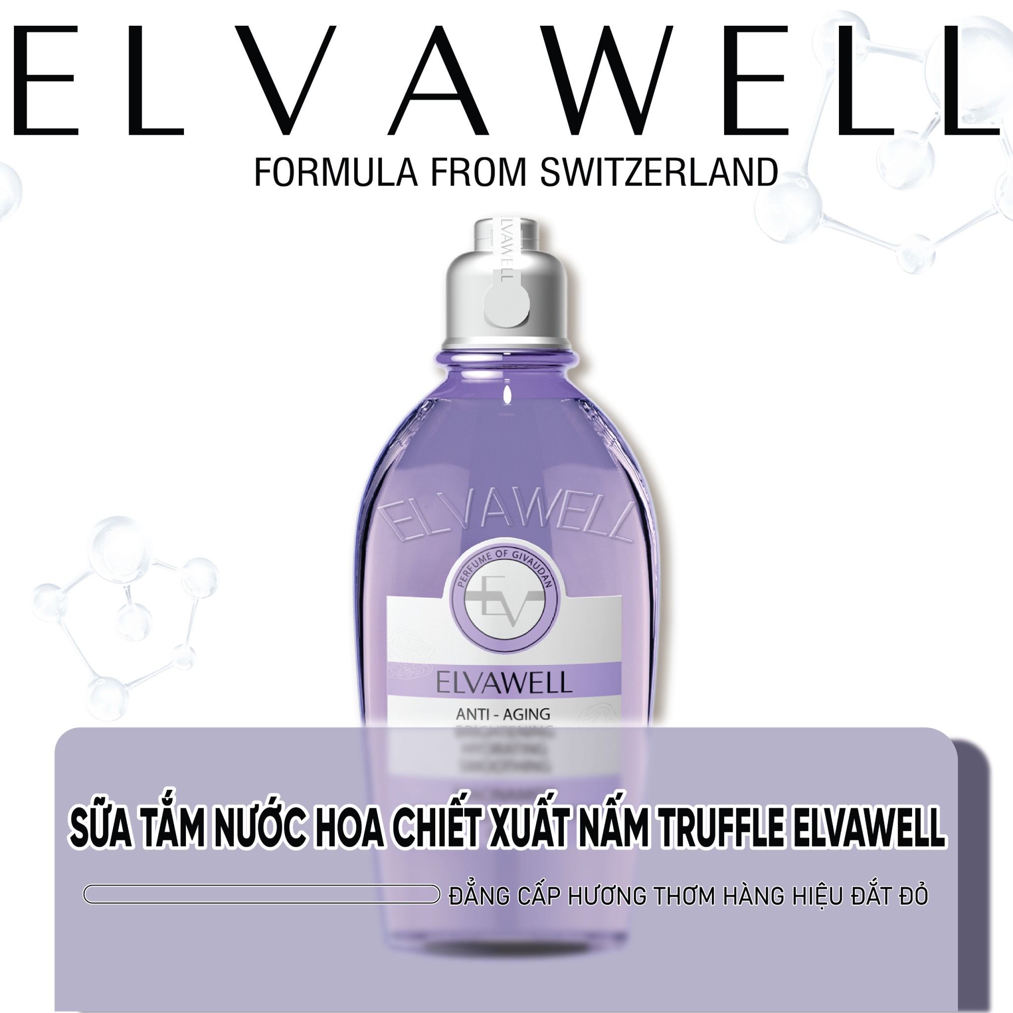 Sữa tắm nước hoa trắng da Niacinamide Elvawell (250ml) - Sữa tắm Niacinamide Elvawell - Soul Healing