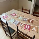 Dây treo chữ trang trí sự kiện, sinh nhật/ DIY Fabric Happy Birthday, Event