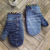 Bao tay bếp cách nhiệt từ vải tái chế (1 chiếc)/ Eco-reborn fabric Kitchen Gloves