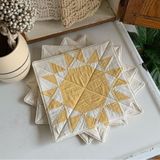 Lót nồi cách nhiệt từ vải tái chế/ eco-reborn fabric pot holder