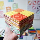 Tấm lót ly từ vải tái chế/ Eco-Reborn fabric Coaster