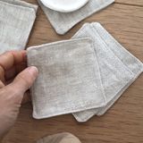 Tấm lót ly từ vải tái chế/ Eco-Reborn fabric Coaster