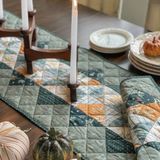 Tấm lót trải bàn trang trí từ vải tái chế/ Eco-reborn fabric Table Runner