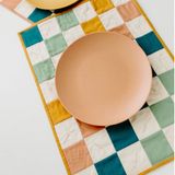 Tấm lót bàn ăn nhà hàng từ vải tái chế/ Eco-reborn fabric Placemat