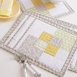 Tấm lót bàn ăn nhà hàng từ vải tái chế/ Eco-reborn fabric Placemat