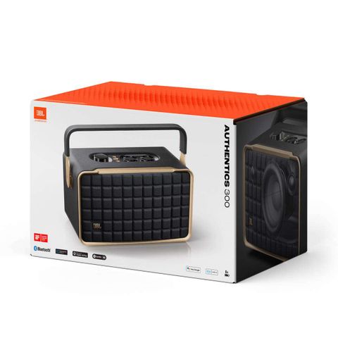 Loa JBL Authentics 300, Pin 8 giờ, Công suất 100W, Bluetooth 5.3, Wifi, AUX, USB, JBL One APP