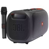 Loa JBL Partybox On The Go, Pin 6h, IPX4, Bluetooth, AUX, USB, Công Suất 100W, Kèm 2 Tay Micro