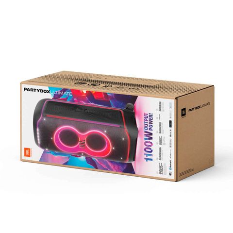 Loa JBL PartyBox Ultimate Chính Hãng, 1100W Dolby Atmos, IPX4, Bluetooth, Wifi, AUX, Mic, Guitar, PartyPad, APP JBL One