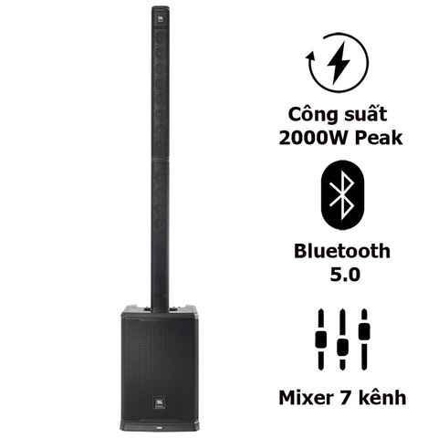 Loa JBL PRX ONE Chính Hãng, Mixer 7 Kênh, Bluetooth, AUX, Mic/line, Công Suất 2000W Peak/1000W RMS