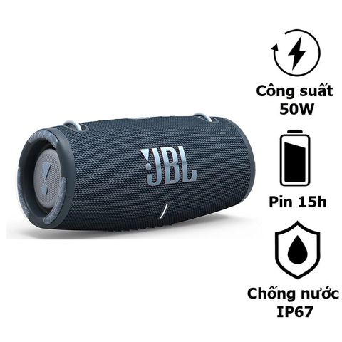 Loa JBL Xtreme 3, Pin 15h, Công suất 50W, Chống Nước IP67, Bluetooth, AUX