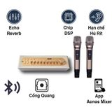 Micro Kèm Vang Acnos Mi30S, Bluetooth 5.0, AUX, Optical, HDMI ARC