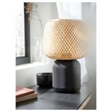 Sonos Ikea SYMFONISK speaker lamp, bamboo shade - loa đèn không dây