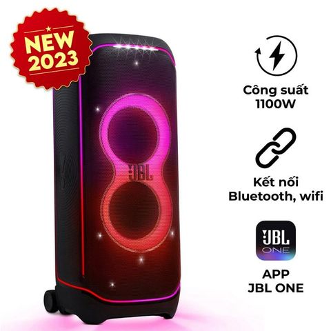 Loa JBL PartyBox Ultimate Chính Hãng, 1100W Dolby Atmos, IPX4, Bluetooth, Wifi, AUX, Mic, Guitar, PartyPad, APP JBL One