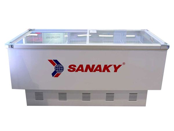Tủ đông 1 ngăn 2 nắp kính lùa Sanaky VH 999K - 516 lít