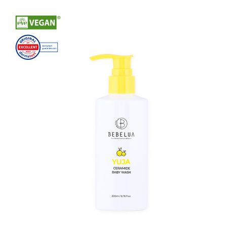 Sữa Tắm Ceramide Chiết Xuất Yuja Cấp Ẩm Làm Sạch Da Cho Bé Bebelua 200ml