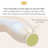 Máy cắt dũa móng tay điện Aguard đa năng, an toàn, không đau cho bé và gia đình