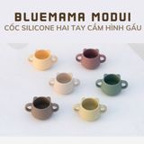 Cốc Tập Uống Nước cho Bé Bluemama Chính Hãng Hàn Quốc Hình Chú Gấu