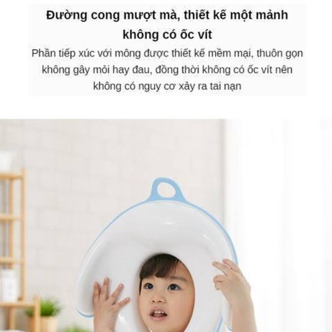 Bệ ngồi bồn cầu DURI an toàn, vệ sinh cho bé