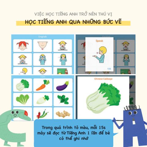 Bảng vẽ tô màu thông minh Goonies cho bé kèm bút vẽ, phối được màu, hơn 1000 bức tranh với nhiều chủ đề cho bé (IOS/Android)