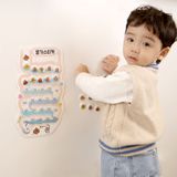 Set sticker phụ kiện bảng đính tường cho bé Kiroom - Sticker perfet poop