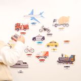 Set sticker phụ kiện bảng đính tường cho bé Kiroom - Sticker perfet Chica
