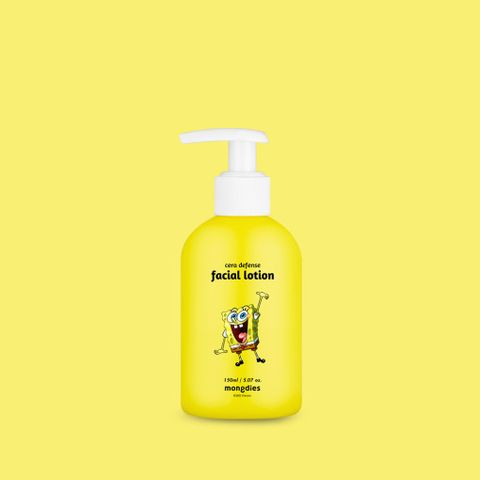 Lotion Dưỡng Da Mặt Mongdies Với 5 Lớp Bảo Vệ Cera Cho Bé - Phiên bản SpongeBob