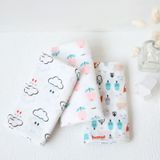 Set 10 khăn sữa cotton Dalpong Hàn quốc cho bé, kích cỡ 30 x 30cm