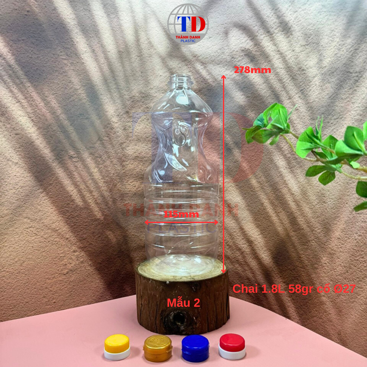 Chai PET 1.8 Lít