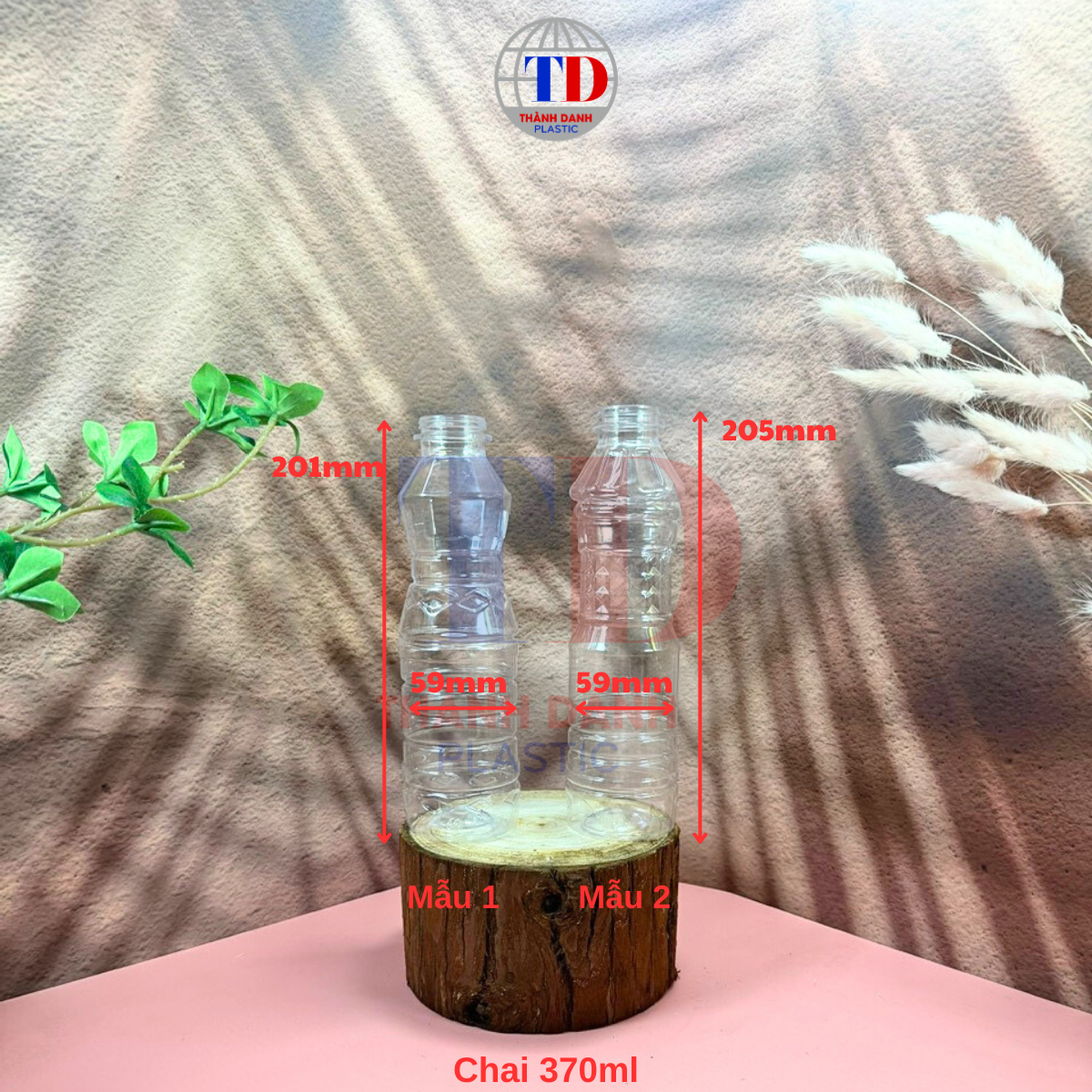 Chai PET 370ml