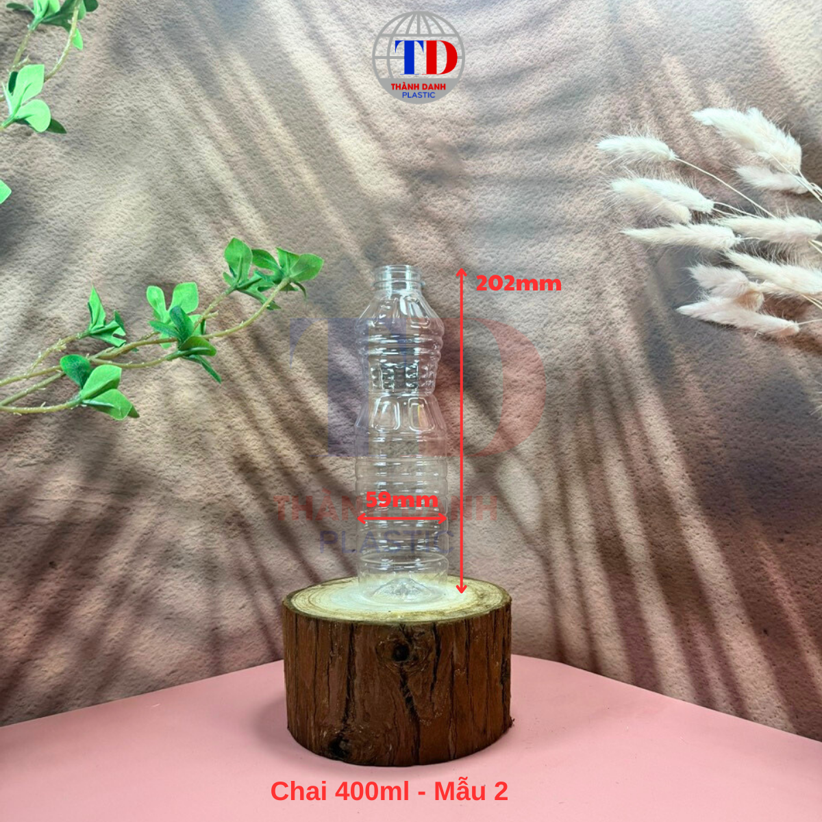 Chai PET 400ml