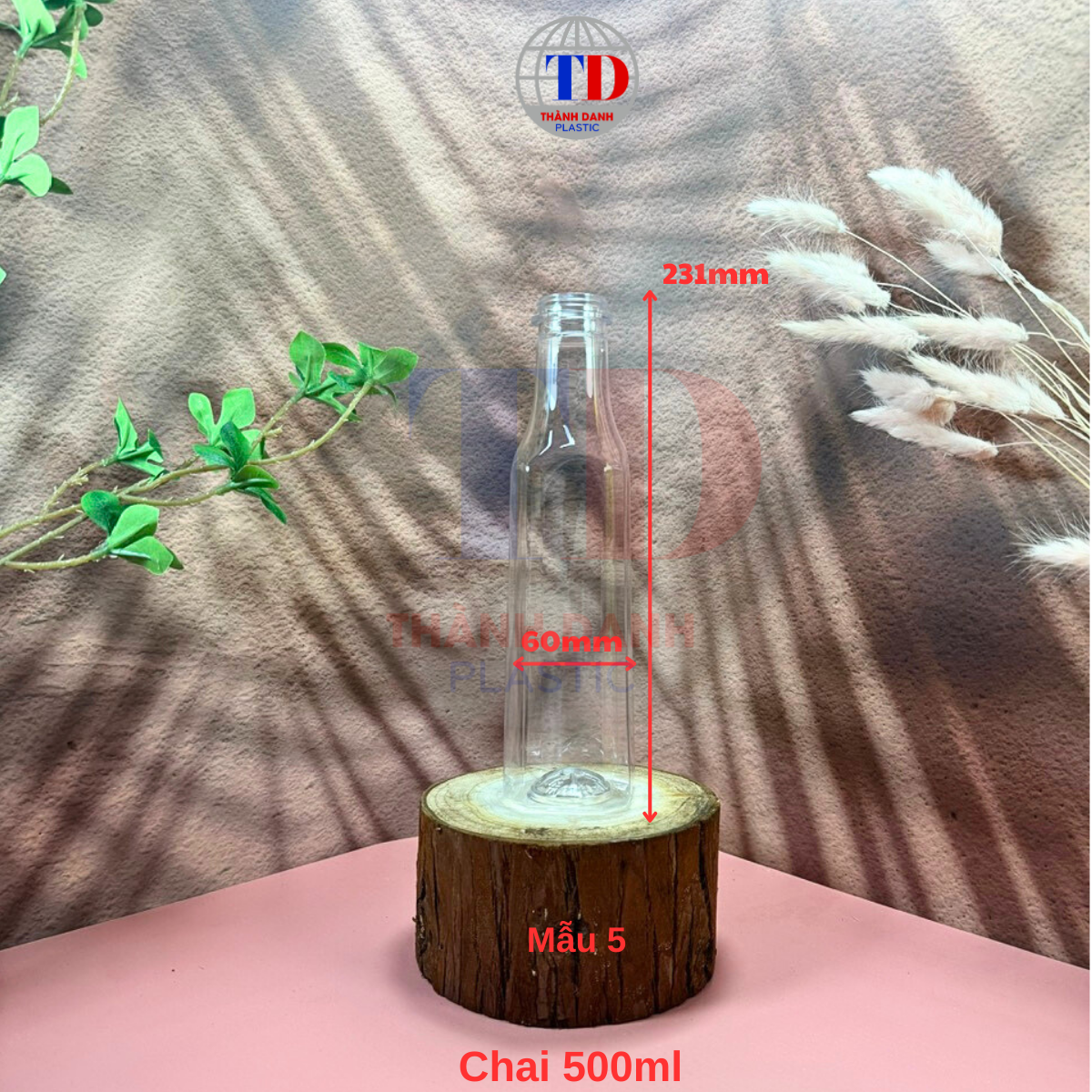 Chai PET 500ml
