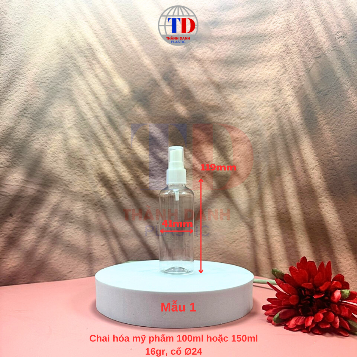 Chai PET 100ml-150ml hóa mỹ phẩm
