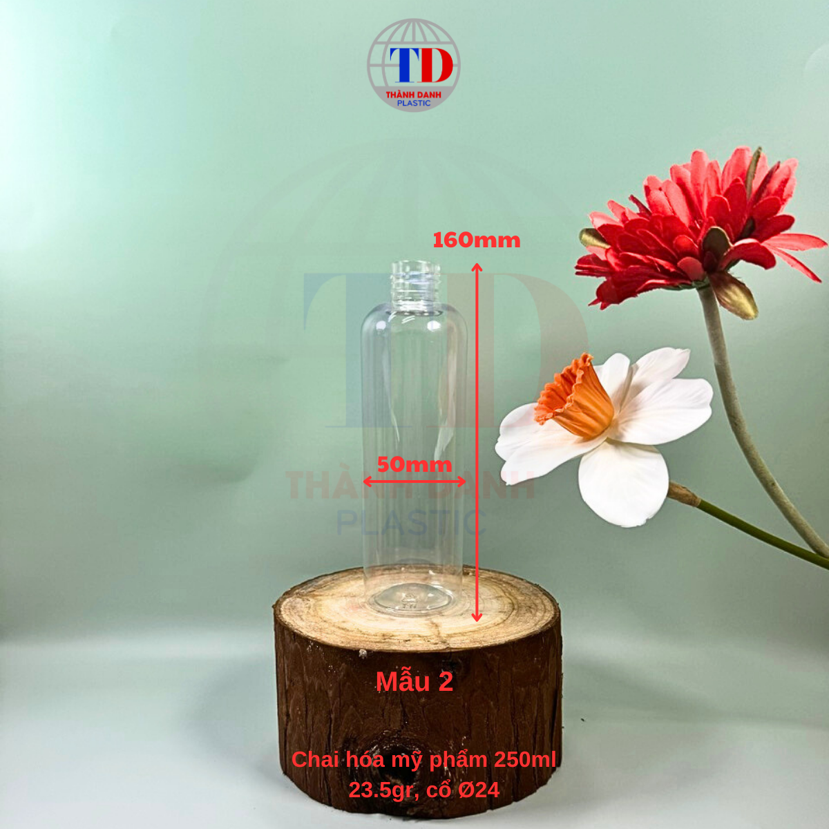 Chai PET Hóa Mỹ Phẩm dung tích từ 100ml đến 1000ml