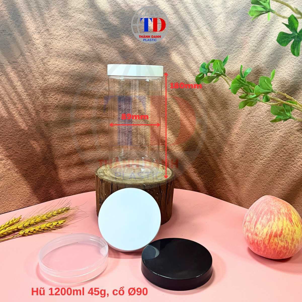 Hũ PET tròn từ 300ml-1500ml