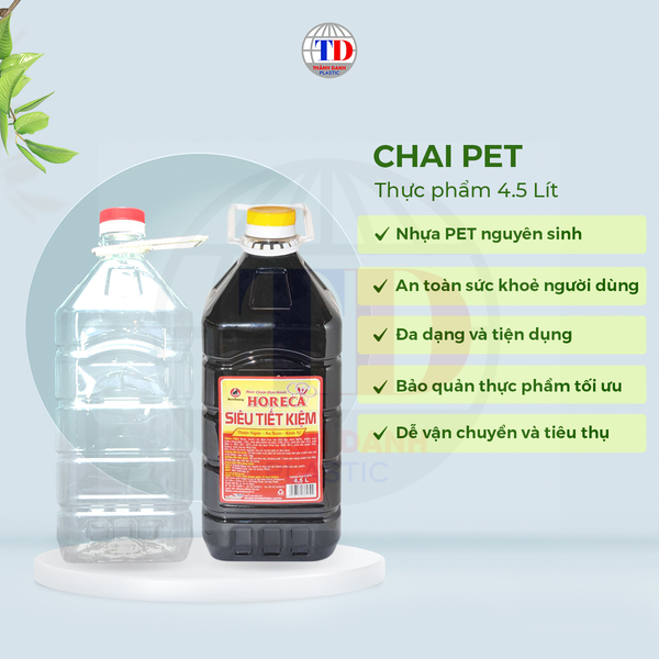  Chai PET 4.5 Lít 