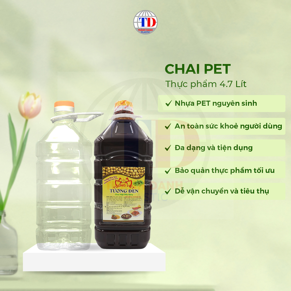  Chai PET 4.7 Lít 