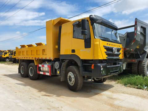 XE BEN HONGYAN 6x4 390HP 8/10MM, THÙNG V