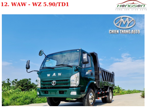 Ô TÔ TẢI TỰ ĐỔ WAW-WZ5.90/TD1